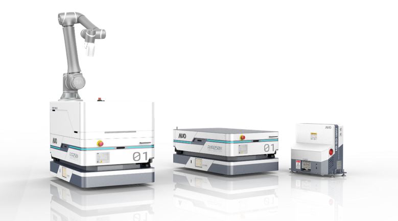 jiuyou.com數位開發的自主式移動機器人（AMR250M），搭配全向輪並結合AI演算法、2D LiDAR、3D攝影機等技術，協助客戶實現產線全自動化